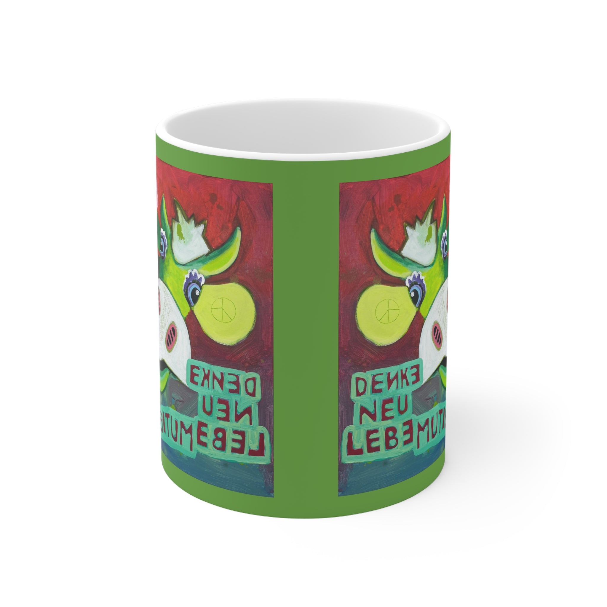 Kuh-Keramiktasse – Bunt & Fröhlich (330 ml)